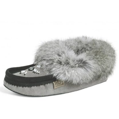 Mocassins avec fourrure, Perlé, Semelle Double - Image 9