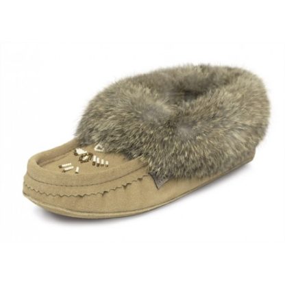 Mocassins avec fourrure, Perlé, Semelle Double - Image 10