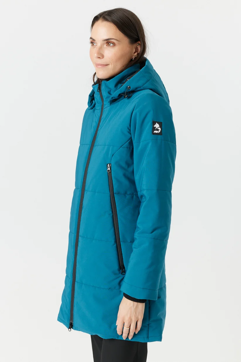 Desloups parka mi-long femme semi-ajusté en Isosoft 250g – Image 3