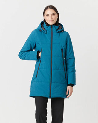 Desloups parka mi-long femme semi-ajusté en Isosoft 250g